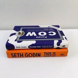 Seth Godin Books - This Is Marketing & Purple Cow